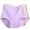 Purple, variant on Wdfiry 3PC Underwear for Women Plus Size Period Leak Proof Cotton Panty Bladder Control Panties Postpartum Menstrual Briefs