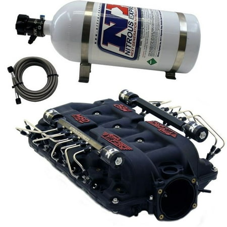 Nitrous Express MSD AIRFORCE MANIFOLD FOR CATHEDRAL PORT HEADS W/ VXL DIRECT PORT (Best Cathedral Port Heads)