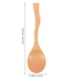thumbnail image 2 of Worgeous Large Wooden Spoon For Cooking Long Handle Wood Spoon Wooden Kitchen Utensil For Mixing Serving And Stirring Wooden Cooking Spoon For Home Use, 2 of 8