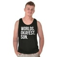 thumbnail image 5 of Worlds Okayest Son Funny Children Tank Top Sleeveless Tee Men Brisco Brands S, 5 of 5