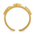 thumbnail image 2 of 14k Yellow Gold Starfish Adjustable Toe Ring Open Midi, 2 of 9