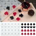 thumbnail image 5 of Heart Spade Club Silicone Mould Poker Wax Pellet Resin Mold for Fondant, 5 of 10