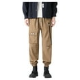 thumbnail image 2 of SOOMLON Jogger Pants for Men Casual Pants Drawstring Formal Pants Pocket Overalls Pants Khaki XXXXL, 2 of 6
