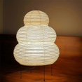 thumbnail image 5 of LED Japenese Rice Paper Decorative Table Lamp Modern Atmosphere Night Light Bedside Lamp for Restaurant Cafe EU Plug, 5 of 5