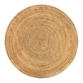 thumbnail image 3 of Unique Loom Braided Jute Luxe Collection Area Rug (12' 4" Round Natural), 3 of 12