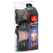 Hanes 4 Pack Fashion Low Rise Brief