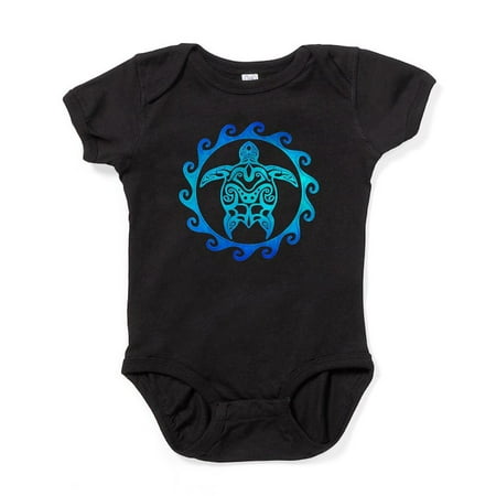 

CafePress - Blue Tribal Turtle Sun - Cute Infant Bodysuit Baby Romper - Size Newborn - 24 Months