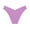 Purple A, variant on Rohuuque Invisibles Cotton Thongs for Women Soft Low Rise Thong Ladies Panties Underwear No Show V-waisted Stretch Thong Panties Black