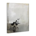 thumbnail image 2 of Stupell Industries Contemporary Minimal Neutral Abstract Black Splatter Canvas Art, 24 x 30, by Victoria Barnes, 2 of 7