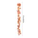 thumbnail image 3 of HWRETIE Plastic Jungle Vines Decoration Simulated Maple Leaf Vines Leaves Thanksgiving Festival Decoration Room Living Room Scene Layout Simulated Vines Home Decor, 3 of 6