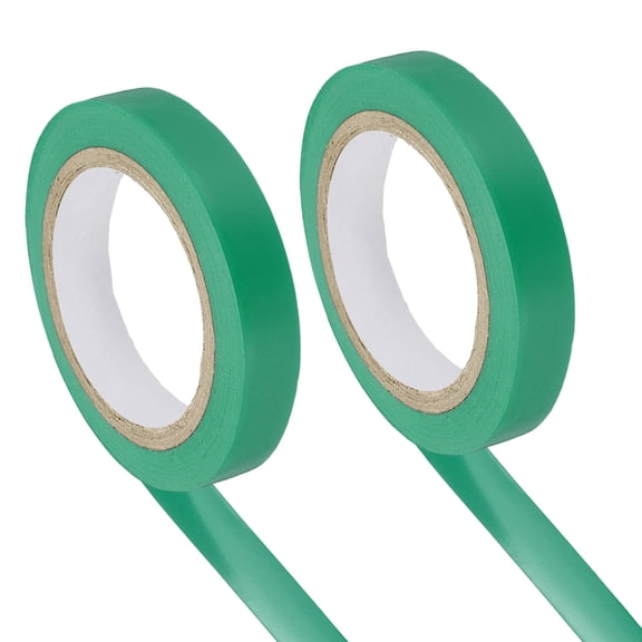 Uxcell Grip Fishing Tape, Racquet Finishing Tapes Racket Accessories Sticky Seal - Fitting for (Tennis, Badminton, Squash), 2 Pack & 32.8ft & Green