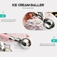 Axio Stainless Steel Melon Baller Ice Cream Spoon Dessert Ball Maker