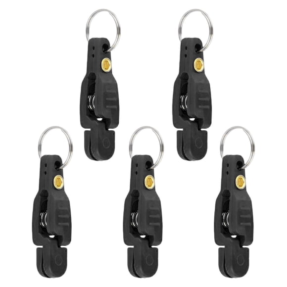 relayinert Heavy Tension Snap Release Clips Practical Durable Kite Downrigger Release Clip Adjustable Fishing Accessories Black 4.8cm