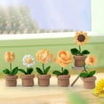 thumbnail image 4 of fastboy Crochet Kit Accessories Handmade Crocheted Planter for Kids Teens Beginners Yellow, 4 of 9