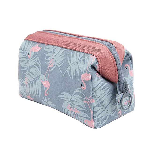 Bolsa De Lavado Portátil Con Flamenco Para Mujer, Bolsa De Almacenamiento De Cosméticos Impermeable, Bolsa De Maquillaje De Viaje De Alta Capacidad, Organizador Para Camping, Fiesta De Citas Yuarrent HA036099-00