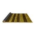 thumbnail image 2 of Ahgly Company Indoor Round Abstract Yellow Modern Area Rugs, 7' Round, 2 of 4