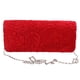 thumbnail image 3 of Monedero de Las Mujeres de partido del hombro de bolsa de embrague BLESIY color rojo Cadena del bolso, 3 of 8