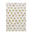 thumbnail image 2 of Kate Aurora Valentine's Day Gold Lips Oversized Accent Throw Blanket - 50 in. x 70 in., 2 of 4