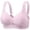 Light Pink, variant on Lixiuxyad Women's Thin Seamless Vest Soft Support Plus Chest Small Half Fixed Cup Breathable Bra,Bras for Women Beige 36