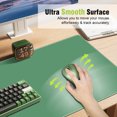 thumbnail image 3 of Gaming Mouse Pad,Rubber Base Mousepad with Stitched Edges - Keyboard and Mouse Mat, Green Desk Mat 31.5 x 11.81 Inch for Work, Game, Office, Home, 3 of 8