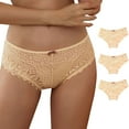 thumbnail image 1 of B91xZ Culottes en Coton pour Femmes Taille Haute Extensible Confortable Taille Basse, Kaki TTTG, 1 of 3