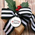 thumbnail image 3 of 500pcs Merry Christmas Stickers 4 Design Round Holiday Label Sticker For DIY Gift Baking Package Envelope Stationery Custom Stickers,White, 3 of 8
