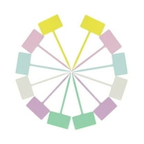 NSESSHome Plastic Plant Labels, Plant Tags,T-Type Plant Tags,Garden Tags For Outdoor, Plant Name Tags,Seed,Gardening Signs For DIY, Plant Identification Stakes