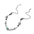 thumbnail image 2 of Collar shaofei con Forma de herradura de cactus diseño de nicho accesorios de hip hop para hombres y mujeres, 2 of 5