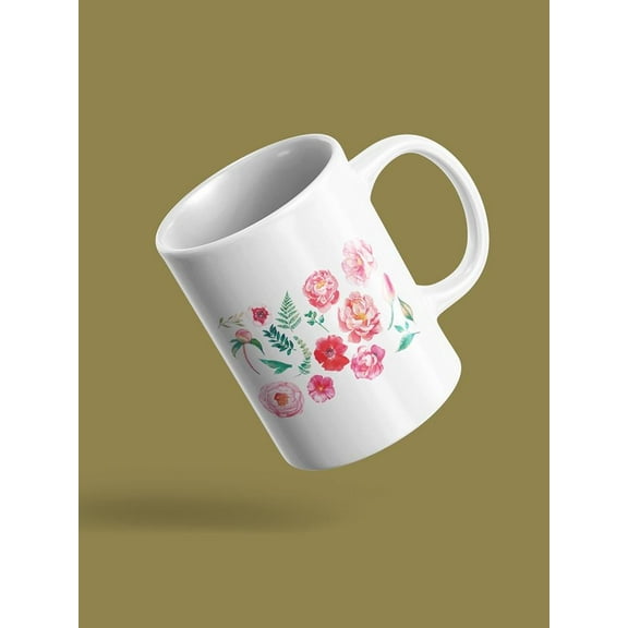 Flowers Set Design Mug Unisex's -Image by Shutterstock
