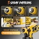 thumbnail image 4 of Pistola de Pintura Inalámbrica LUDERIGNITE con Motor de 650W y Contenedor de 1400ml, 4 of 9