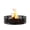 Black-a-48in, variant on 48" Smokeless Fire Pit Ring, Heavy Duty Metal Fire Ring for DIY Outdoor Fire Pits, Above or In-Ground Use for Patio Backyard, Black-b