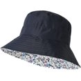 thumbnail image 3 of CoCopeaunts Summer Casual Bucket Hat for Women Wide Brim Outdoor Travel Sunscreen Fisherman Hat Ladies Floral Cotton Sun Cap, 3 of 8