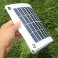 thumbnail image 2 of 8.5W/ Solar Car Battery Maintainer With Lighter Semi-flexible Portable Solar Power Panel Trickle Charging For RV Motorcycle Boat Marine Trailer Tractor Powersports, 2 of 7