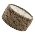 thumbnail image 1 of Diadema de lana tejida con terciopelo de estilo europeo y americano, accesorios para el cabello cálidos y abigarrados, protección para las orejas con giro para otoño e invierno, 1 of 1