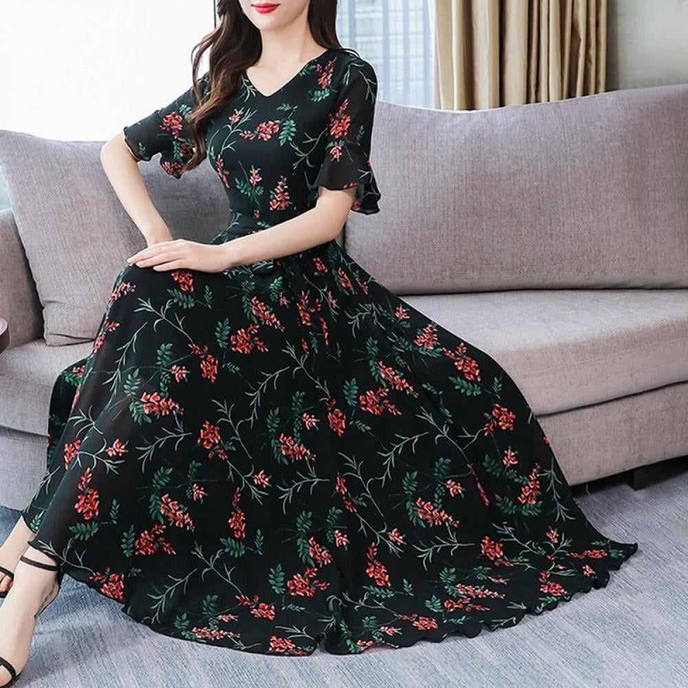 Vestido corto de mezclilla para mujer ajustado de manga corta línea a  camisa Casual para fiesta de v Macarena mujeres vestidos de verano | Walmart  en línea
