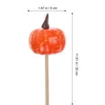 thumbnail image 2 of Raindrops  Halloween Bouquet Ornament Simulation Small Pumpkin Plug, 2 of 8