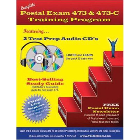 Pre-Owned Complete Postal Exam 473 and 473-C Training Program (Paperback) 0940182270 9780940182271