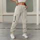 thumbnail image 1 of WILLBEST Pantalones Casuales para Mujer, Cómodos, Holgados, Tipo Jogger Cargo, Ropa Urbana Versátil, Ideales para Uso Diario y Entrenamientos. Mediana, 1 of 5