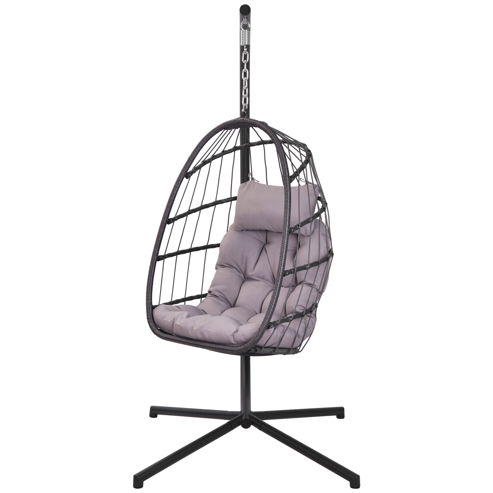 Details about   Hanging Hammock Swing Chair Egg Wicker Stand Seat Cover Patio Garden Outdoor 