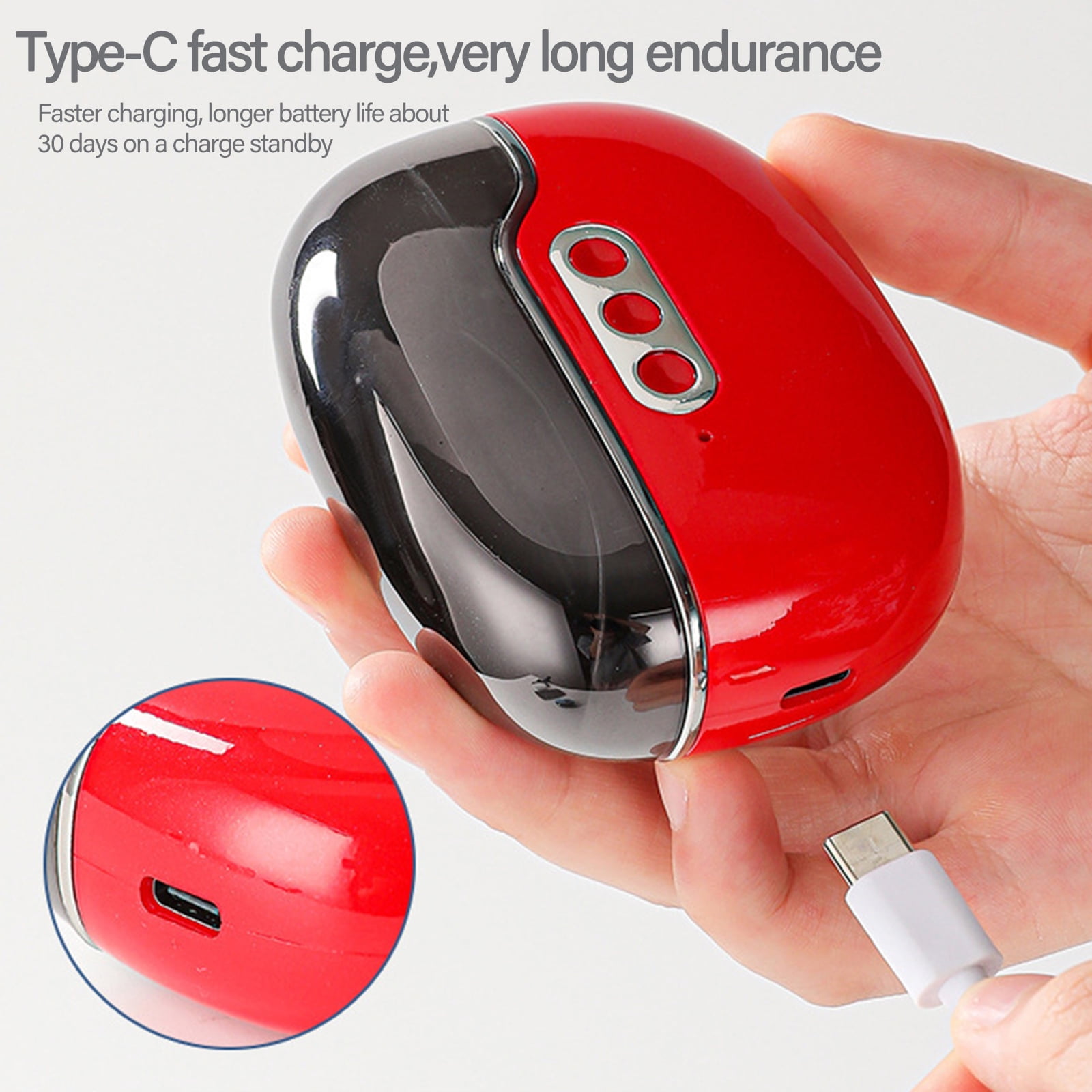 Professional Nails Care Baby Nails Trimmer 3 in 1 Electric Nails Cutter Light 3 Speeds Fingernail Polisher for Kids Adults