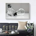 thumbnail image 3 of wall26 Floating Framed Canvas Wall Art for Living Room, Bedroom Black and White Landscape Canvas Prints for Home Decoration Ready to Hang - 24x36 inches, 3 of 4