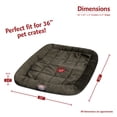thumbnail image 3 of Majestic Pet Crate Pad Mat Breathable Comfortable Dog Bed for Crate Machine Washable Charcoal 36", 3 of 6