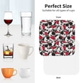 thumbnail image 6 of Pofeuu Cute Dog Print Coasters for Drinks, 4Pack PU Leather Coasters, Bar Drink Coasters for Tabletop Protection, Furniture from Damage-Square, 6 of 6