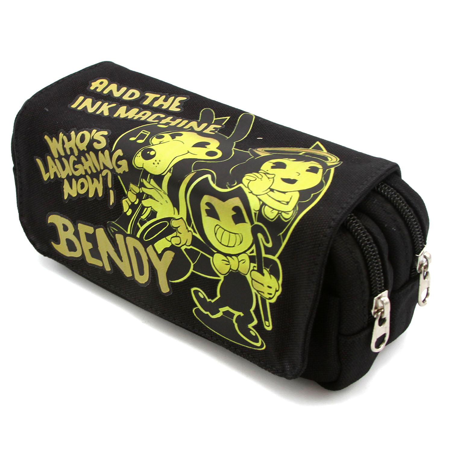 Who's Laughing Now - Bendy and the Ink Machine 7x4" Clutch Pencil Bag