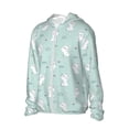 thumbnail image 2 of Fotbe Playing Rabbit Men's Women's UPF 50+ Sun Protection Jacket Hooded Cooling Shirt with Pockets Hiking Outdoor Performance-Small, 2 of 8