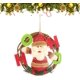 thumbnail image 4 of Corona de puerta de Navidad, corona de Navidad de ratán, corona de árbol colgante, corona de Santa muñeco de nieve, corona de alce, muñeco de peluche, decoración de corona Fokelyi WLJ-2478, 4 of 5