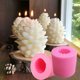 thumbnail image 1 of Molde para hacer velas 3D, molde para velas de piña navideña, herramienta para hornear moldes para jabón y velas hechas a mano DIY, 1 of 4
