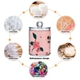 thumbnail image 4 of Valentine Flowers Skulls Hearts Translucent Plastic Cans Storage Canisters with Lid Set of 4, 4 of 7