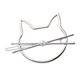 thumbnail image 4 of Accesorios para el cabello Yinane horquilla de perla hueca Creativa plata, 4 of 5