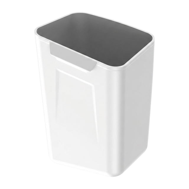 DimyFew Mini Silicone Car Trash Can Garbage Container Stylish Versatile Accessories Small Compact Auto Interior Organizer Storage Box Gray